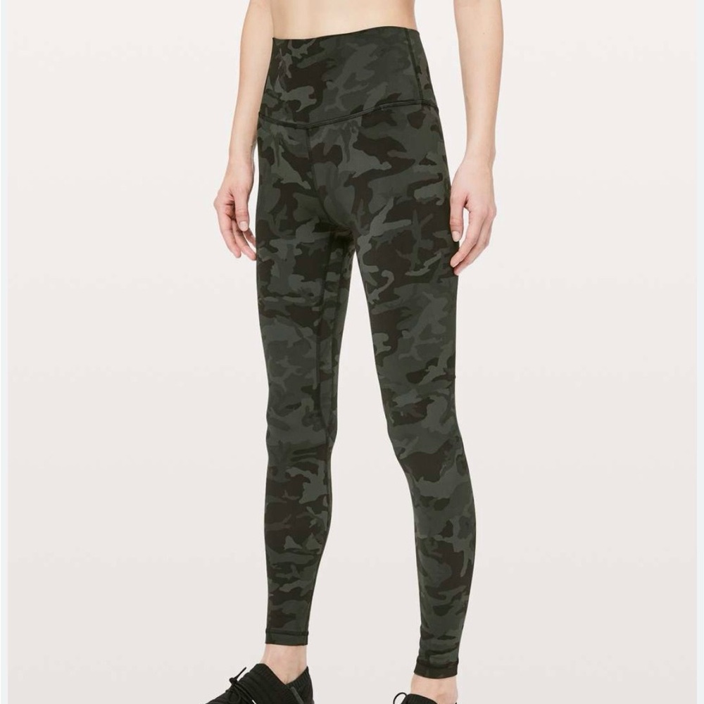 Camo Print High-Waisted Leggings lululemon